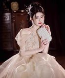 ロングドレス パーティードレス ゴージャス パーティー 誕生日 結婚式 披露宴 LW2-LRF25/6/10