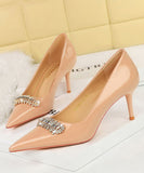 【4色】ハイヒール セクシー 通勤 ナイトクラブ キャバクラ  YH5-BIG-9283-AK31