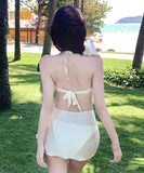 3点セット 水着タンキニビキニモノキニカワセクシービーチ海フラワー温泉大人可愛い WQ7-LTJ253114