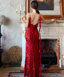 Lady's coco ロングドレス キャバドレス セクシー レース スリムフィット 背中あき 結婚式 二次会 披露宴 パーティー 上品 LW2-CD6-143-71900580