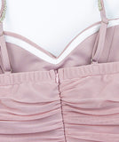 【3色】ミニドレスキャバドレスキャミワンピセクシー谷間見せナイトクラブキャバクラキャバクラ WQ2-YM8833