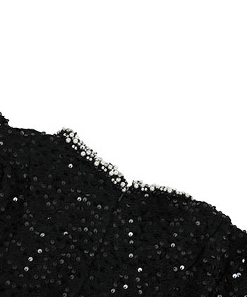 手作りドレスミニドレスキラキラ高級感Aラインパフスリーブ誕生日ドレスセレブ風着痩せ気質 WQ2-JY21695