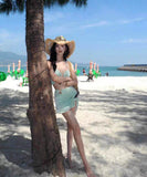 3点式セットビキニ水着ワンピビーチ海旅行ハワイセクシー温泉 WQ7-YWTY2532