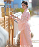 レース ゆかた 新作 かわいい 浴衣 キュート 大人 スウィート フラワー 花火大会　XH6-202401