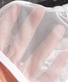 Tバック 3点セット セクシー シースルー レースショーツ ローライズ キラキラ ランジェリー 露出  LW9-RS549#