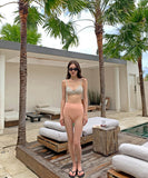 【2色】ビキニ水着ハイウエストセクシーモノキニタンキニ温泉ビーチ海大人可愛い WQ7-XYX-V2525