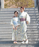 新作 かわいい 親子浴衣 子供 大人 スウィート フラワー 浴衣 花火大会 XH6-202409