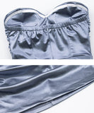 4色ミニドレスキャバドレスベアトップ谷間見せセクシーナイトクラブキャバクラ指名 WQ2-YM8853