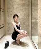 ミニドレスキャバドレスキャミワンピ谷間見せセクシーナイトクラブチュール指名パーティー WQ2-ZED885615DXH238B