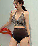 2点セット ビキニ 水着 縞模様 肌見せ 海辺 おしゃれ感 セクシー YH7-JX-242715JX28