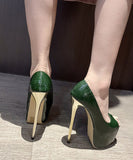 セクシー パンプス ハイヒール リボン かわいい 脚長効果 パーティー YH5-XL-ZG-2018-30