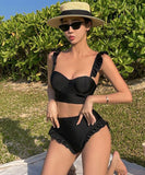 【2色】 ビキニ セクシー 海辺 おしゃれ 可愛い 水着 温泉 花柄 着痩せ YH7-GM2SSH