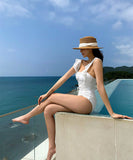 【2色】水着モノキニビキニフリルカバー温泉ビーチ海体型カバーセクシー WQ7-XYX0048