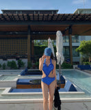 ビキニ水着モノキニホルターネックセクシーバックレスビキニ体型カバー温泉ビーチ海 WQ7-FH-FAN005