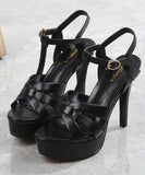 【2色】ハイヒール パンプス キラキラ スリッパ 美脚効果 歩きやすい 流行り OL 百掛け ヒール 靴 WQ5-HS2090-5