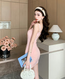 キャバドレス ミニドレス 蝶結び おしゃれ ニット セクシー 大人可愛い YH2-ZED886502GT347