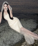 ロングドレスキラキラセクシーおしゃれ誕生日パーティー透明感ナイトクラブ WQ2-XHY919171