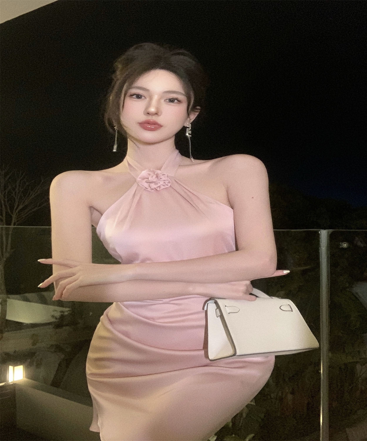 2色】ミニドレス セクシー ローズ キャバドレス ノーショルダー 2色】ミニドレス セクシー ローズ キャバドレス ノーショルダー
