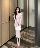 Lady's coco ロングドレス キャバドレス セクシー ボディコン マーメイドドレス エレガント 二次会 披露宴 上品  LW2-XKDD426-7937-Sep13