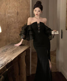 ロングドレス キャバドレス 宴会 party 女性魅力 セクシー おしゃれ YH2-ZED888305DXH238