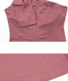 【3色】ミニドレスキャバドレスセクシーワンショルダー谷間見せタイトドレスキャバクラ指名 WQ2-YM8848