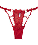 3点セット Tバック レース ショーツ セクシー 紐パン ローライズ 露出  LW9-RS572#