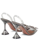 【2色】ハイヒール パンプス キラキラ 高見え レース パーティー 高級感 リボン WQ5-KLL9918-8