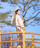 ゆかた 新作 かわいい 浴衣 キュート 大人 スウィート フラワー 花火大会　XH6-202402