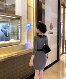 Lady's coco ミニドレス キャバドレス シースルー バイカラー タイトワンピース セクシー ミニ丈 ボディライン 着痩せ LW2-XKDD335A-3168-Oct17