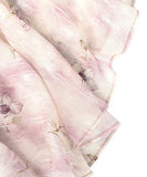 手作りドレス非対称オフショルダー花柄フリル非対称マーメイドドレス宴会パーティー着痩せ気質 WQ2-JY51329