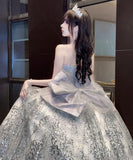 【自社手作り】ロングドレス パーティードレス ゴージャス パーティー 誕生日 結婚式 披露宴 LW2-LRF25/9/9