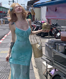 ロングドレスキャミワンピチュールマーメイドドレスカワセクシーhotgirlレース WQ2-MXX-Q7721