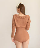 2点式セットビキニ水着UVカットモノキニセクシー体型カバービーチ海モノキニタンキニ旅行 WQ7-XYX-SYS1302