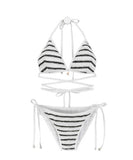 三角ビキニ水着セクシーストライプセクシーホルターネックビーチ海温泉SNS話題 WQ7-FH-qing004