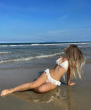 3色ビキニ水着チック柄セクシーフリルホルターネックビーチ海旅行谷間見せSNS話題 WQ7-SSN-AWCS32876