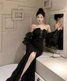 ロングドレス キャバドレス 宴会 party 女性魅力 セクシー おしゃれ YH2-ZED888305DXH238