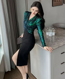 キラキラ 手作り セクシー ロングドレス 高品質 おしゃれ YH2-JY30757