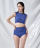 【2色】 水着 温泉 ビキニ モノキニ セクシー 海辺 可愛い 着痩せ YH7-JX-241238JX24