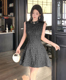 ミニドレス Aライン セクシー エレガント 着痩せ 気質 パーティードレス 同伴 WQ2-DD4260