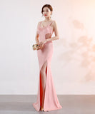 【6色】ロングドレス セクシー 谷間見せ party 気質 エレガント 宴会 YH2-YEY1536#