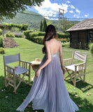 ロングドレス キャバドレス セクシー ストラップ Vネック オープンバック Aライン パーティー ガライベント JC2-CD1-E285-53610690