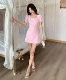 【2色】オールインワン ワイドパンツ 夏 デザイン おしゃれ 通勤 YH2-ZED889700GT347