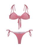 bikini水着三角ビキニキラキラホルターネックセクシーモノキニ温泉ビーチ海 WQ7-JX252842JX28