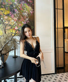 ミニドレス キャバドレス セクシー ミニ丈 キャミドレス 軽奢華 夜会 デート ナイトクラブ JC2-CD6-157-82490580