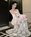 Lady's cocoロングドレス セクシー ボディコン キャバドレス マーメイドドレス 背中あき 結婚式 二次会 披露宴 パーティー 上品 気質  高級感 LW2-CD6-141-92960680