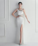 【7色】ロングドレス キラキラ パーティードレス レース お姫様 誕生日 演奏会 宴会 WQ2-YEY19882#