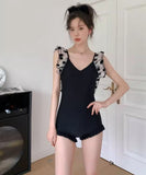 水着新作 モノキニ ビキニ 温泉 海辺 可愛い 韓国っぽ セクシー YH7-KSD114