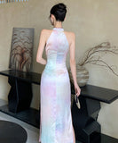 膝丈ドレス キャバドレス チャイナドレス party 女性魅力 セクシー 肌見せ YH2-ZED889728GT347