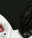 2点セット ビキニ モノキニ 水着 レース セクシー Vネック 着痩せ 海辺 YH7-HX-3037