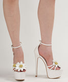 Lady's coco ハイヒール  ファッション パーティー ヒール サンダル ストーム付き オープントゥ ストラップ レディース LW5-XLMY-9966-285